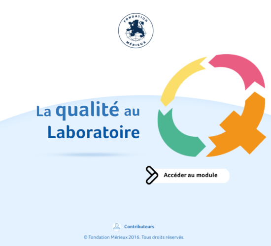 Fondation Mérieux – Qualité au laboratoire